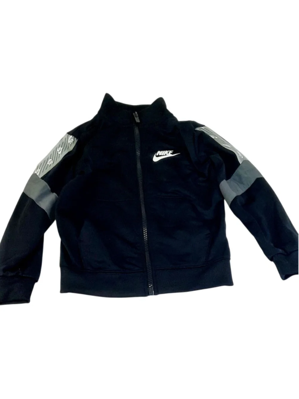 Nike Boys Elevated Trims Tricot sweatsuit Set. Toddlers size 3T Black/Gray